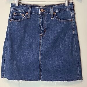 J. Crew Blue Denim Mini Skirt